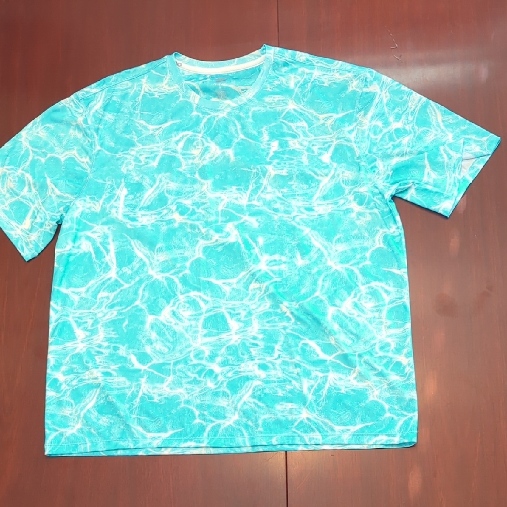 Reel Legends Turquoise Tie-Dye Shirt